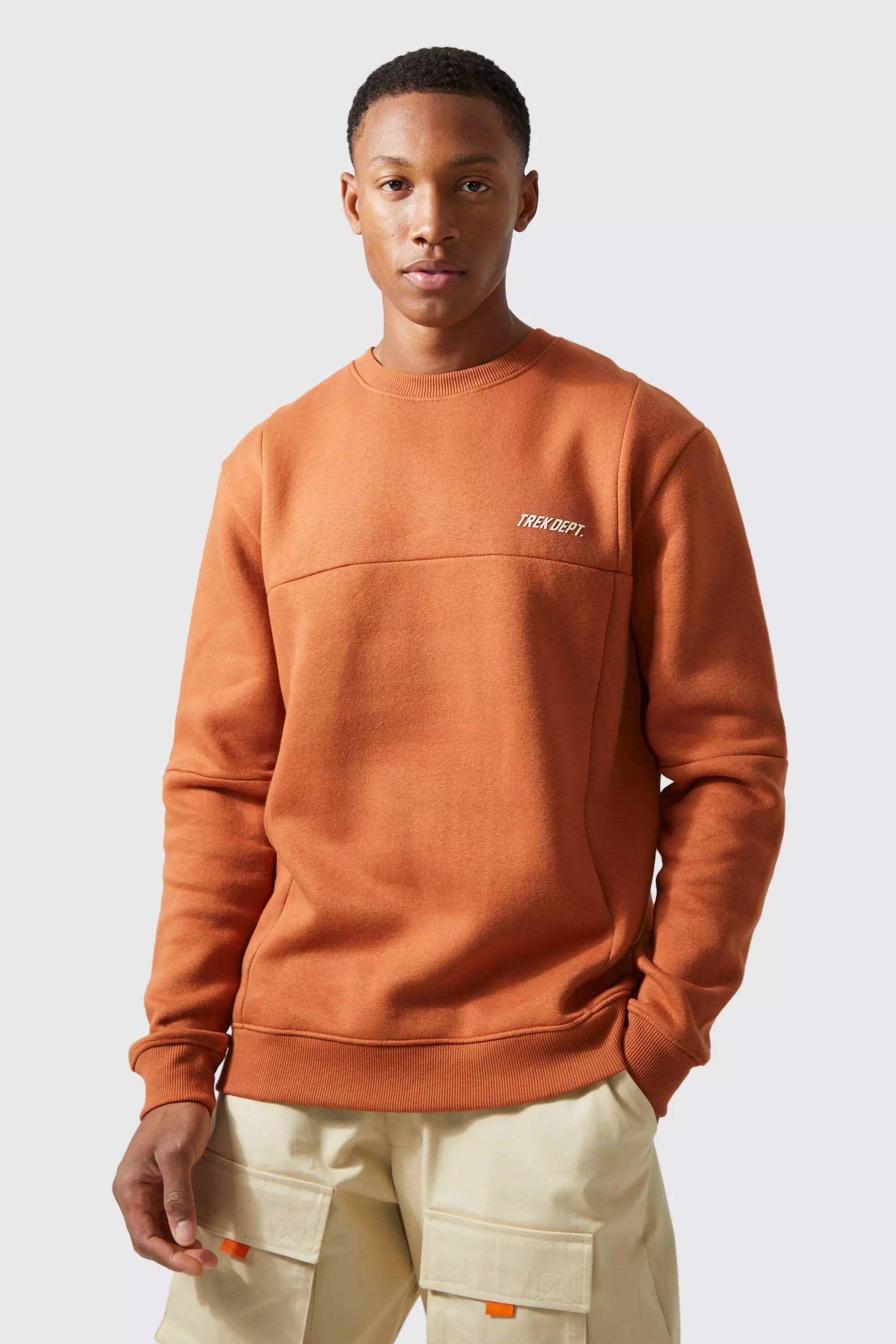 Burnt best sale orange sweatshirt